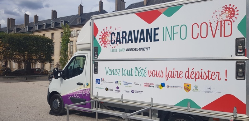 La « Caravane Info COVID », un formidable outil de santé publique !